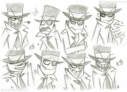 leania112:   Have a bunch of BH’s redraws from the various shorts &lt;3  I love how expressive he is :)https://www.deviantart.com/art/BlackHat-Doodles-730709403