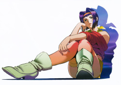 Leseanthomas:  According To Cowboy Bebop (1998), Faye Valentine Turns 20 Years