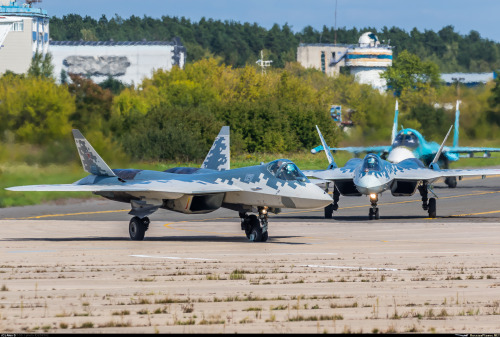 russian-air-force:SU57 SU34