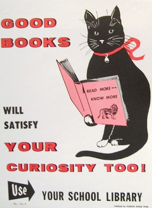 scientificphilosopher: Vintage Posters for Libraries and Reading After a look at those vintage ads f