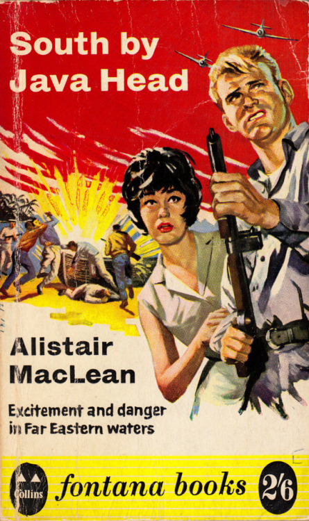 South By Java Head, by Alistair MacLean (Fontana, 1961).From Ebay.