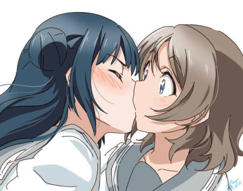 ✧･ﾟ: *✧ Sudden Kiss ✧ *:･ﾟ✧♡ Characters ♡ : Yoshiko Tsushima ♥ You Watanabe♢ Anime ♢ : Love L