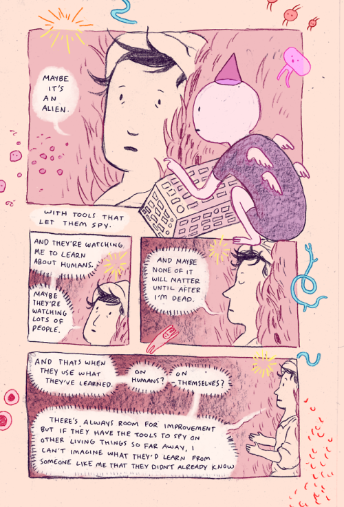a comic for class! we were given a list of first sentences of books and movies and told to pick one 