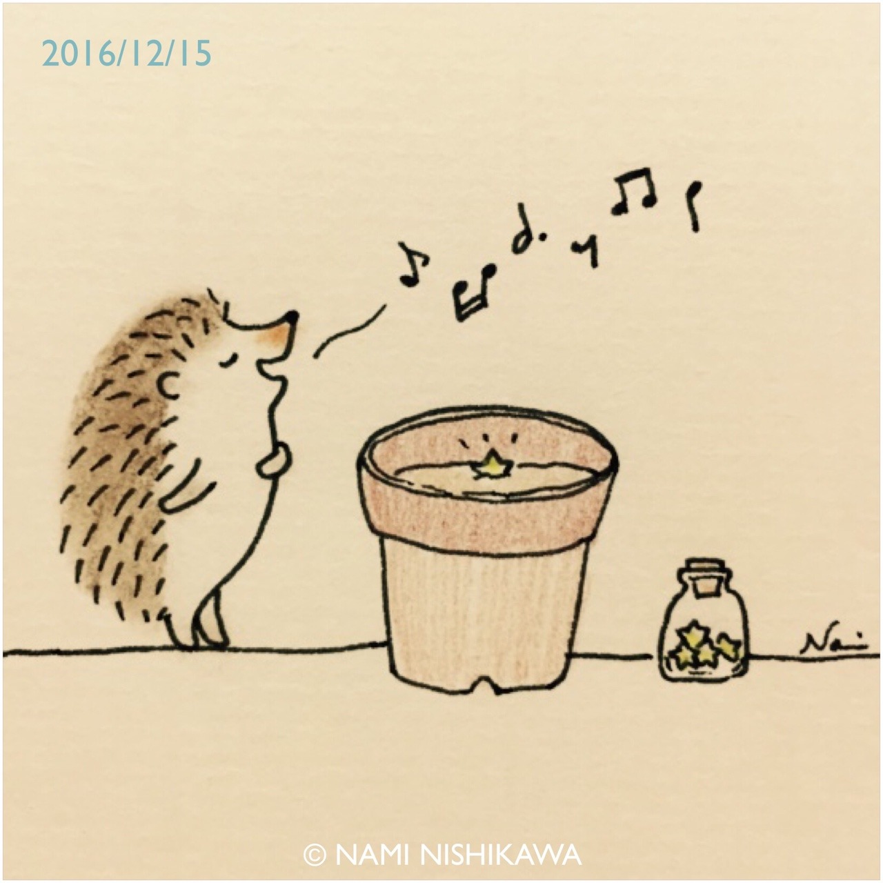 なみはりねずみ日記 1062 歌を聞かせたり And I Sing For The Star Seed なみはりねずみ日記 1062 歌を聞かせたり And I Sing For The Star Seed