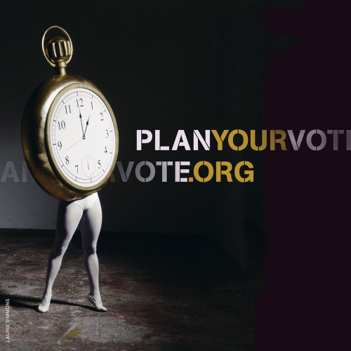 Your vote is your voice. Act today with Plan Your Vote, an artist initiative to promote and empower 