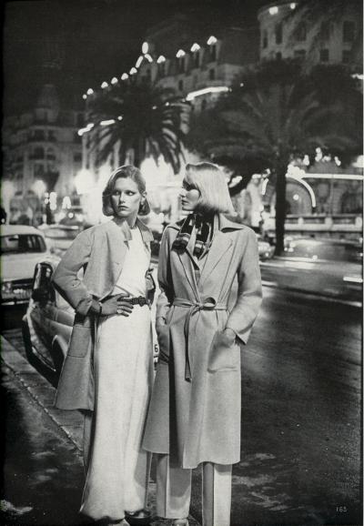 ladiesoffthepages:
“ A Few of Our Favorite Things…, US Vogue March 1976
Photo Helmut Newton
Models Patti Hansen and Gunilla Lindblad
”