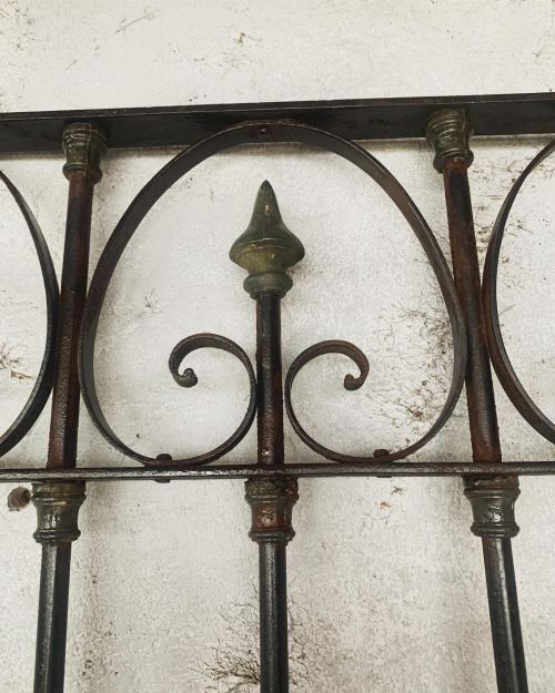 labellenouvelle: WROUGHT IRON PANELA fantastic late 19th century wrought iron panel with matching sc