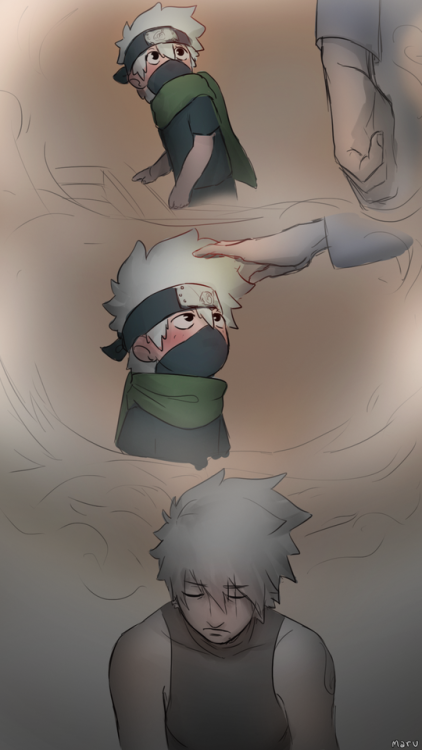 lynxdezessete: I just wanted to play with that idea that maybe… because Kakashi was so young 