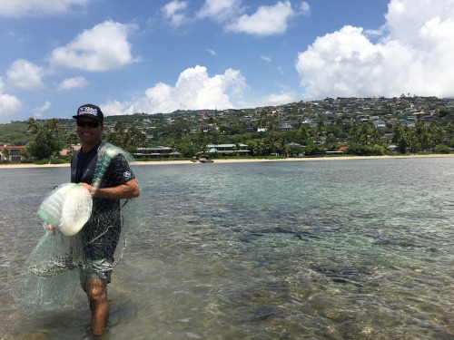 #foodtripping road trip memories: Throw-net fishing, oystering, and attending a Luau in Oahu, Hawaii