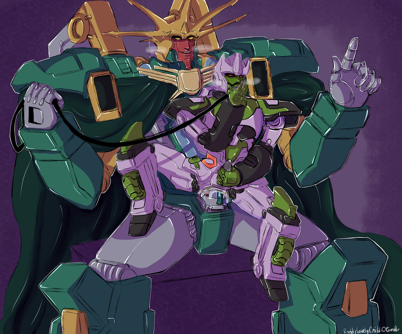 roddylovelychild:  /Tyrest &amp; Minimus Ambus doodle/Thanks for the 30+ Followers 