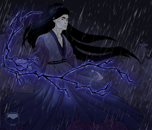 Here he comes: Fierce Corpse Jiang Cheng in all his glory!I had a lot of fun with this one, the wond