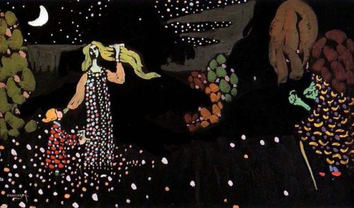 Night by Wassily Kandinsky (1907)