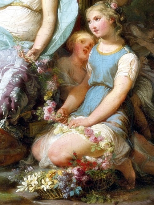 sadnessdollart:Telemachus on the island of the goddess Calypso, Detail.by Hugues Taraval