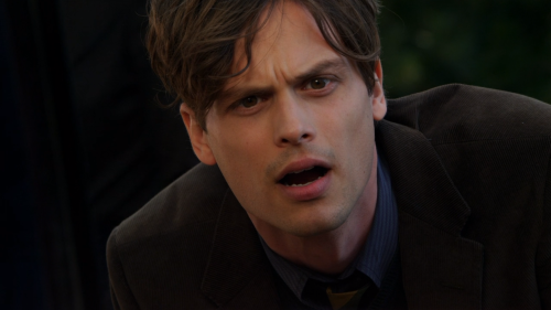 Spencer Reid Looking Shocked/disgusted