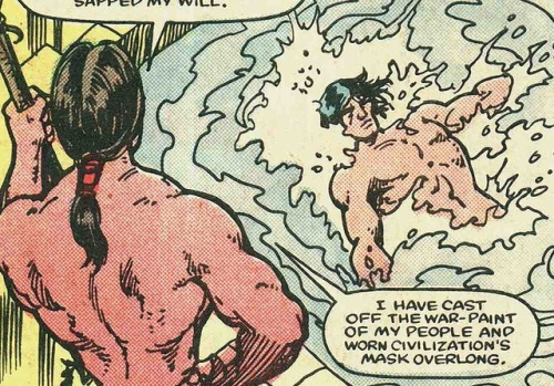 Shirtless Men in Comics