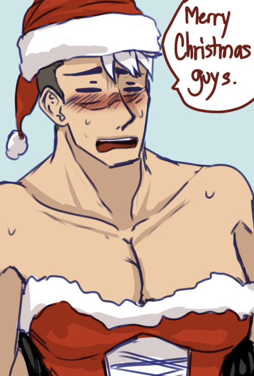 Merry Christmas, Have a Shiro that been forced to wear this for christmas cheer.  