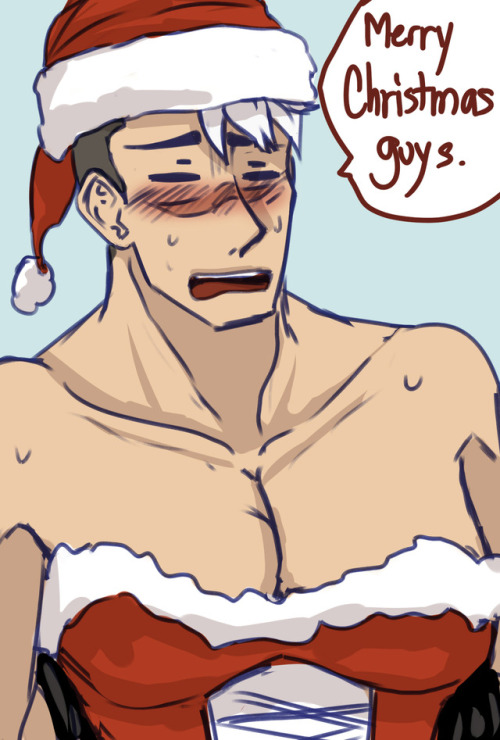 Merry Christmas, Have a Shiro that been forced to wear this for christmas cheer. 