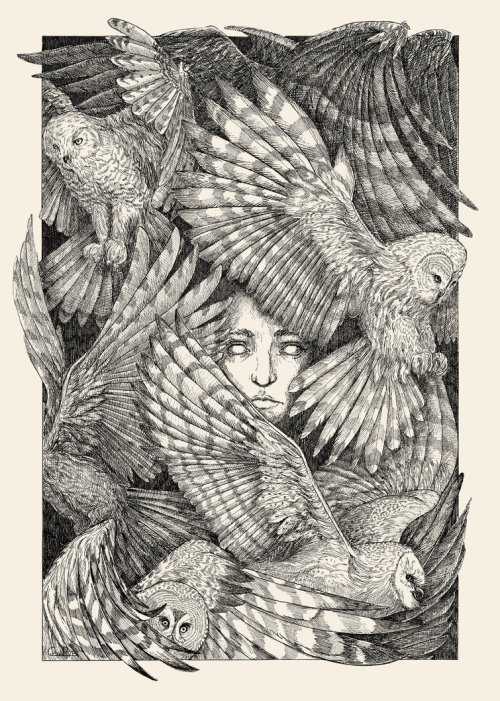 somethingmoresubtle: Daughter of owls by CoalRye