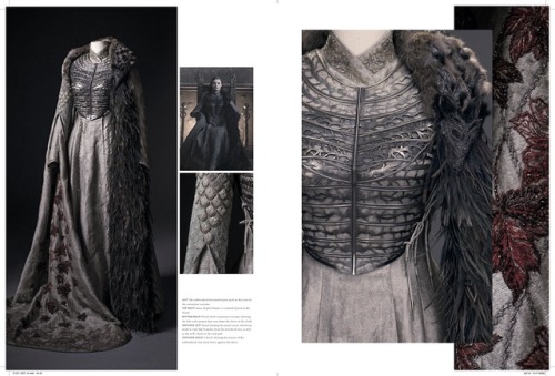 butterflies-dragons: SANSA STARK CORONATION DRESS  The gown has a full skirt made from many dif