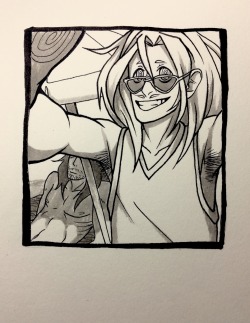 zed-echo-art: Inktober #26  Beach day  I’m