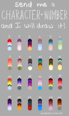 nikadonna:  it was really fun when I did the challenge few months ago so I decided to do it again, this time with my own palettes :) I’ll do my best but I probably won’t be able to do everything 