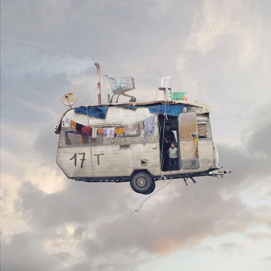 beholdphotos:  These houses… can fly. Well, thanks to French photographer Laurent