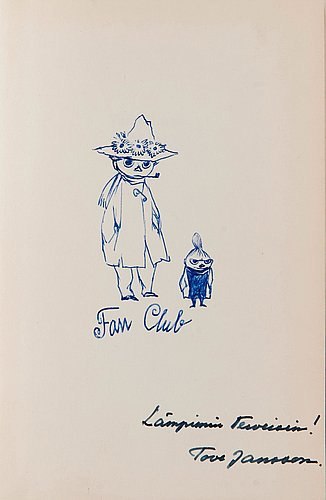 marsmombestmom:A bunch of books signed by Tove Jansson. She was very dedicated to her fans and would