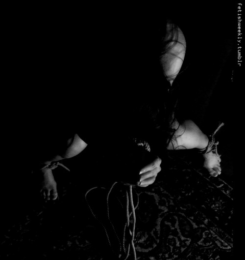 fetishweekly:  A thick, rough rope and a bamboo cane. I can tell you now, those marks lasted for several hours afterward. No complaints whatsoever! ;)