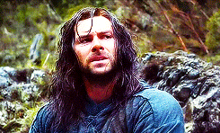 thorinds:  Hobbit Meme: [¾] Dwarves - Kili  “A runestone. My mother gave it to me so that I’d remember my promise. That I would come back to her… She worries. She thinks I’m reckless.”  