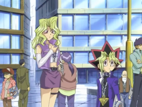 nightfurylover31:Some cute shots go Yugi and Mai in episode 56. With a bit of Rex, Weevil, and Mako.