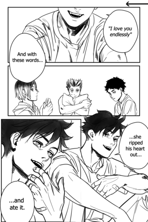 shibamannn: for @bokuakaweek , summer break! You always end up stickin’ to me somehow  part 1 / part