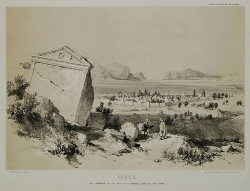  General view of Iznik (Nicaea) - Léon de Laborde (1838) 