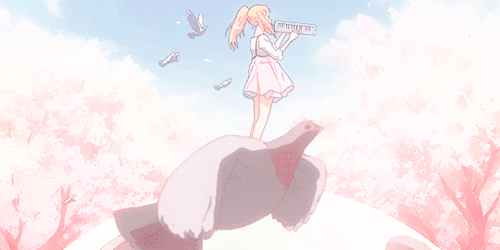 ochakko: sawtsuki: ”I met the girl under full-bloomed cherry blossoms…”