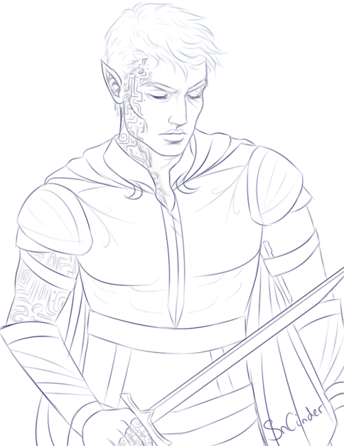 sncinder:Rowan Whitethorn for @raconteurwitch Happy Birthday babe Listen here, I feel like it’s my b
