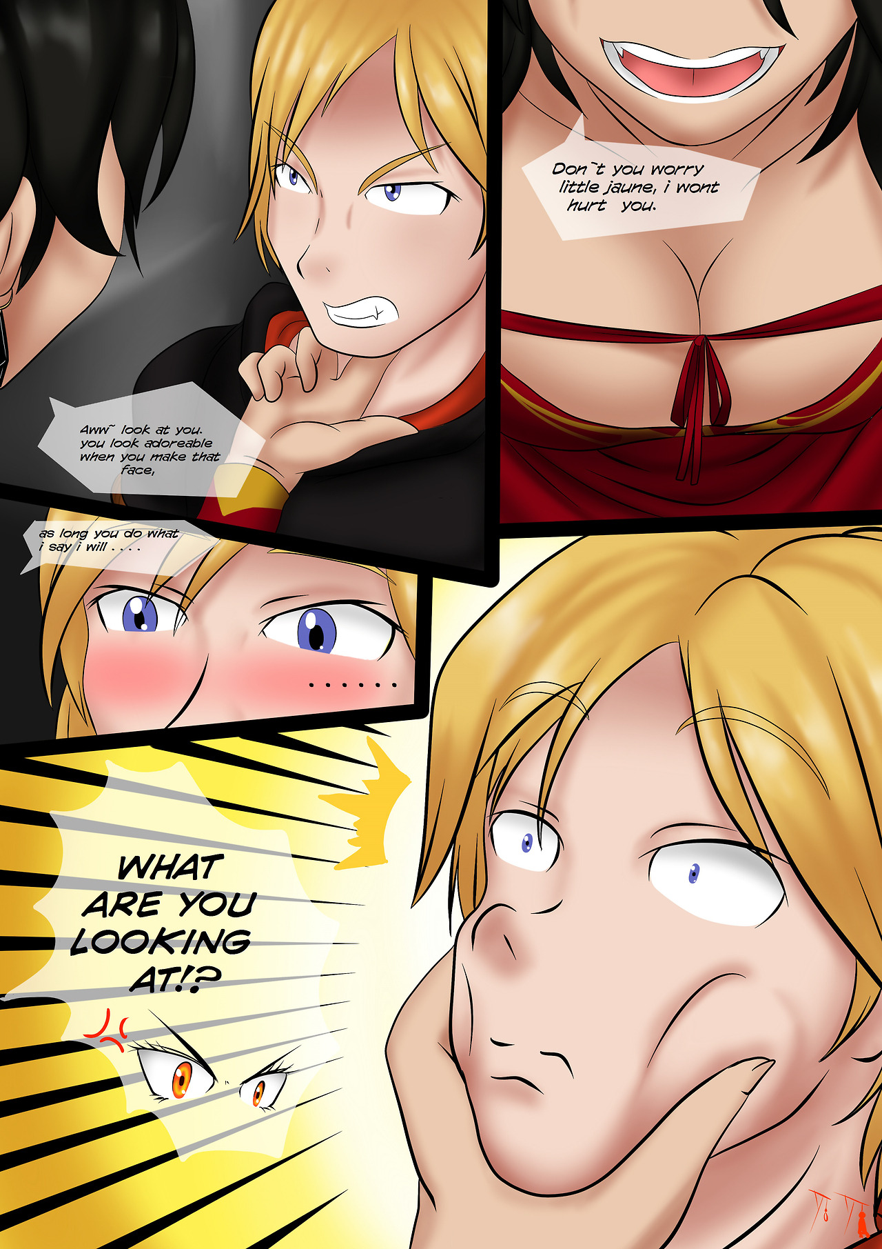 patreon comic req page 2 : cinder x jaune.please support me on patreon for more upcoming