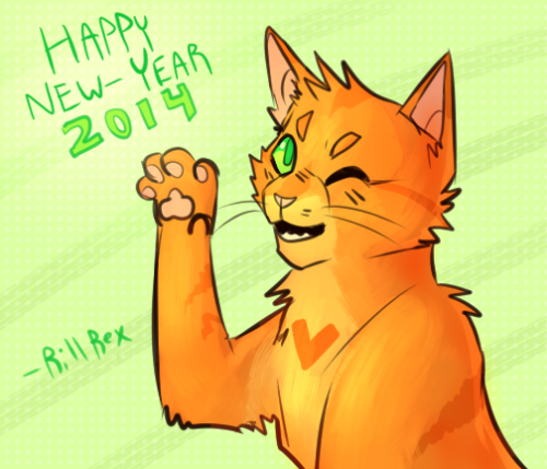 rexpaw:Happy New Year everyone! Have some Warriors fanart to end the year! Onward to 2014!