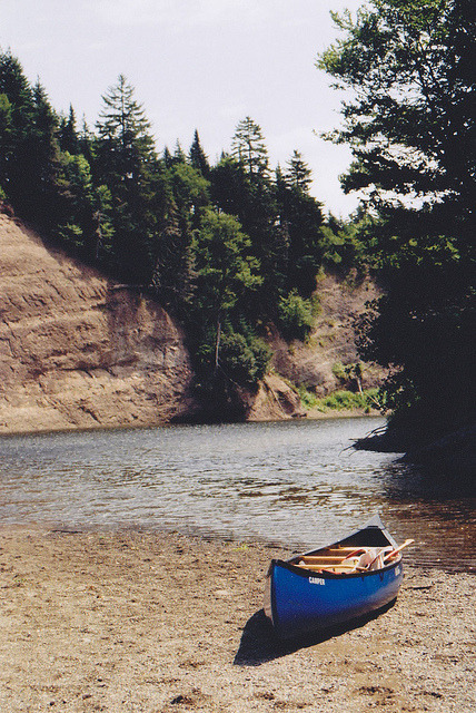 vacants:  untitled by Monica Allaby on Flickr. I want to take a canoe trip B 