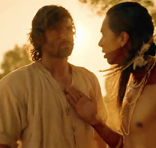 Silas Sharrow and Chacrow in “JAMESTOWN” (2017—2019) “I gave my trust and lo
