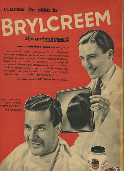 Vintage ad - Brylcreem - Katholieke illustratie, 1951