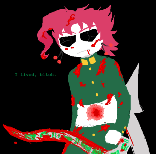 gabbyzvolt25:He lived, bitch.Based on literally the most fucking iconic Kanaya panel.Also I know pro