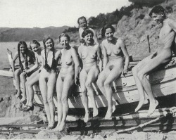 Nudiarist:  German Nudists In The South Of France, Summer 1932. Fourth From Left