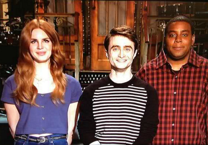 pinupgalore-lanadelrey:  Lana Del Rey, Daniel Radcliffe, and Kenan Thompson on the