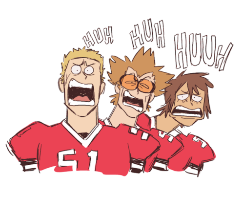 So I re-read all of Eyeshield 21 and went on a big doodle kick! One of my favorite manga of all time