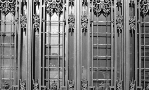 Window Grating, Boston, 1975.This was scanned a long time ago, and I have lost both the original and