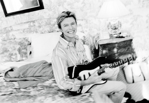 berlin-1976:Outtakes from David Bowie and Iman’s photoshoot for Tommy Hilfiger - Amstel Hotel, Ams