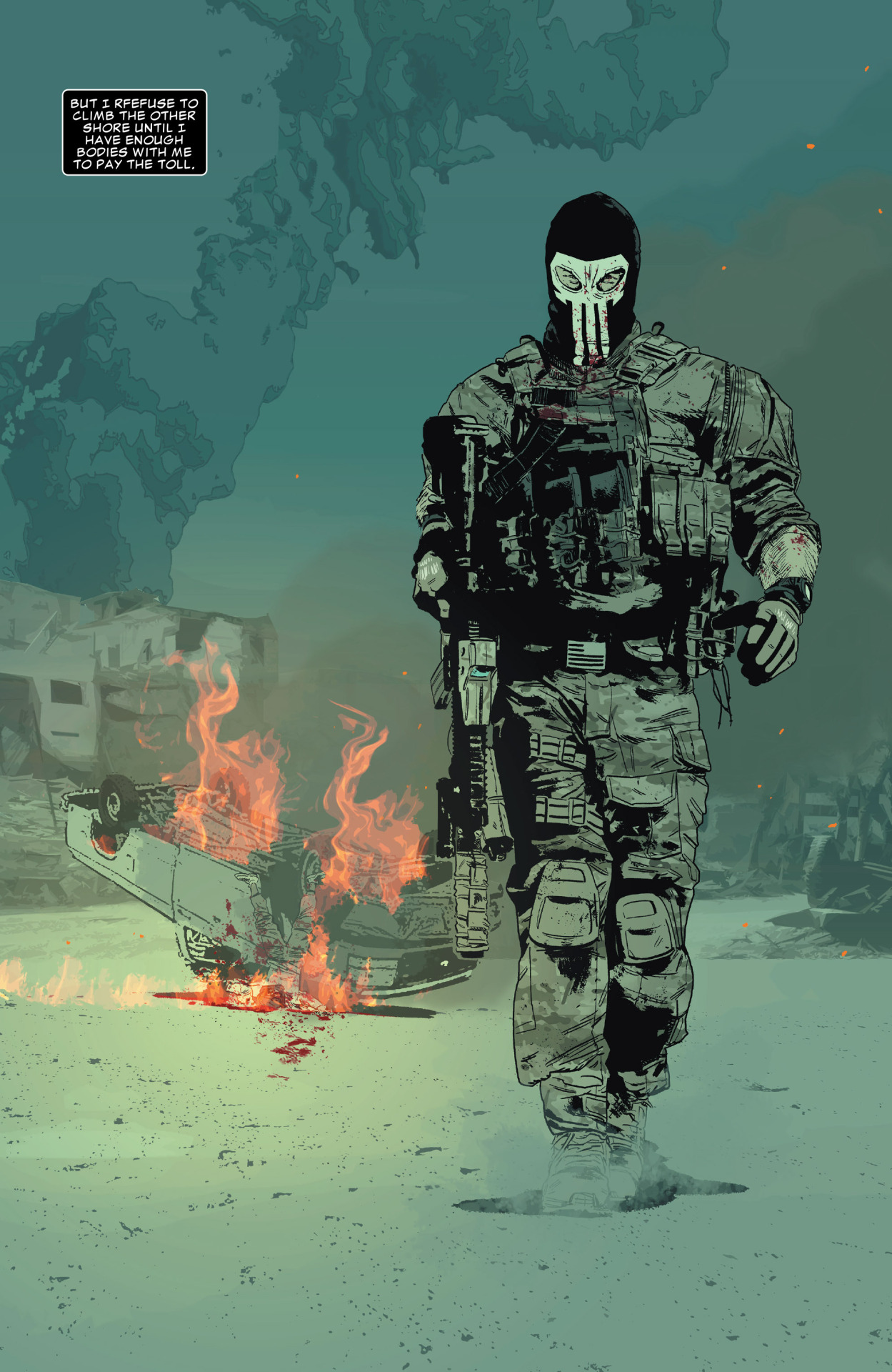 towritecomicsonherarms:  Punisher #19