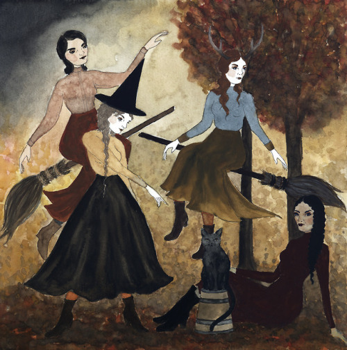 Day of the Witches (2018, watercolor)