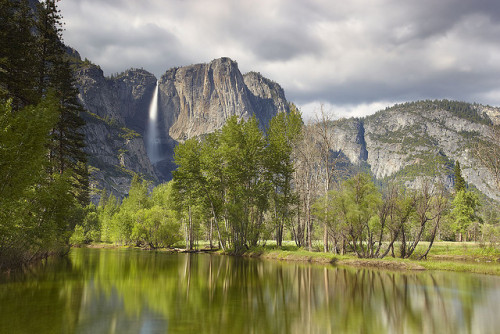 Falls of Spring - Swinging Bridge, Yosemite National Park, California by PatrickSmithPhotography on 