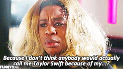 trashybooksforladies:   Uzo Aduba auditions for Piper Chapman [x]  