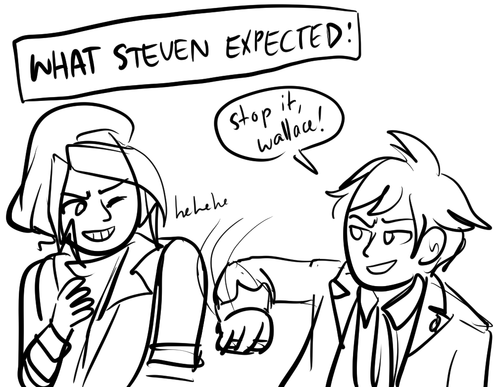 egghands:  phantomdoodler:  steven stone jokingly punches someone in the shoulder, ends up shattering their humerus because of all his rings  i’m so sorry i got a mental image for this and i   